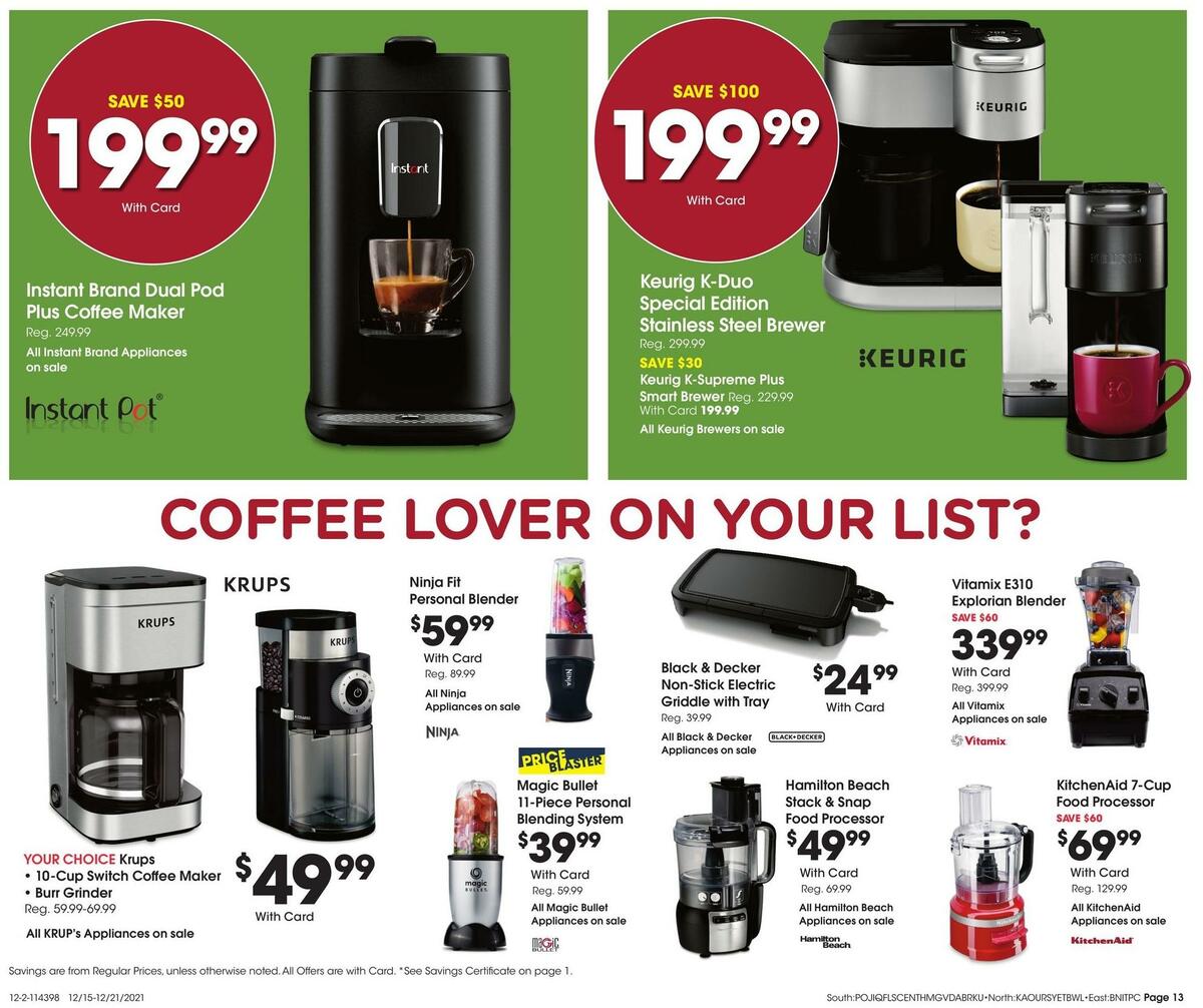 Fred Meyer General Merchandise Weekly Ad from December 15