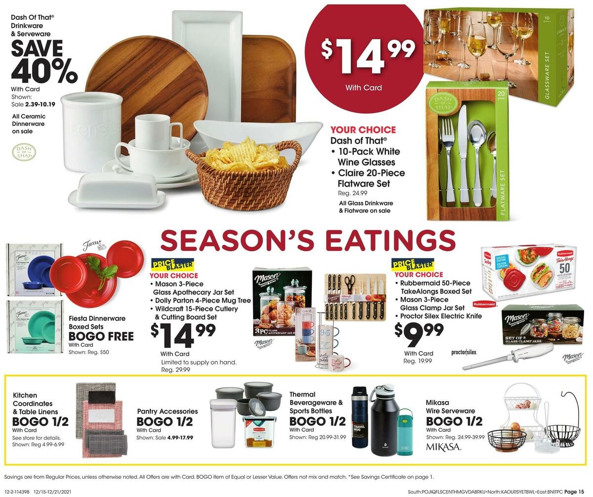 Fred Meyer General Merchandise Weekly Ad from December 15