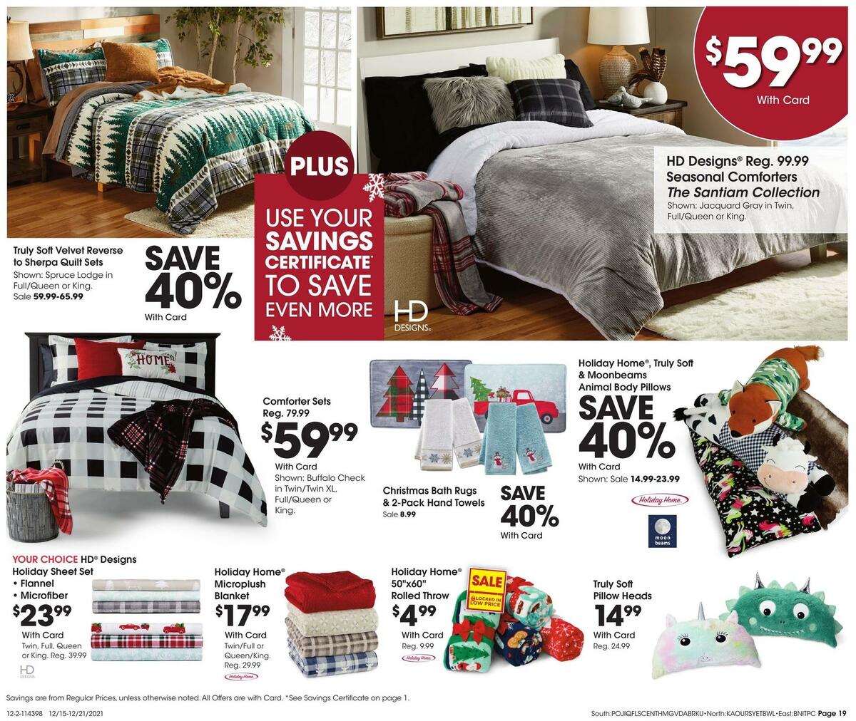 Fred Meyer General Merchandise Weekly Ad from December 15