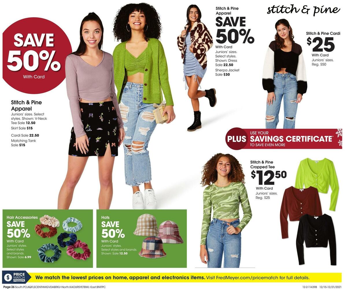 Fred Meyer General Merchandise Weekly Ad from December 15