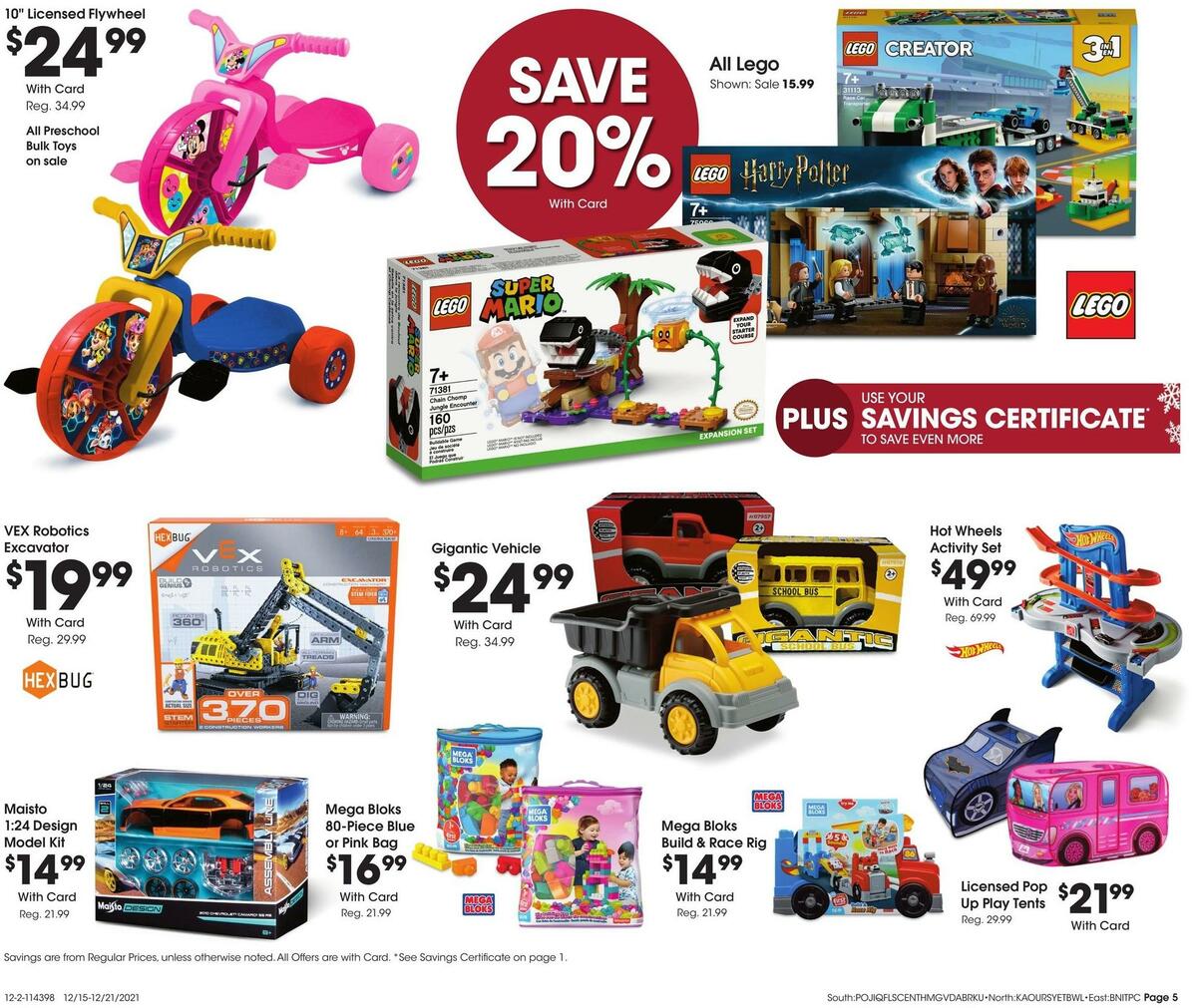 Fred Meyer General Merchandise Weekly Ad from December 15