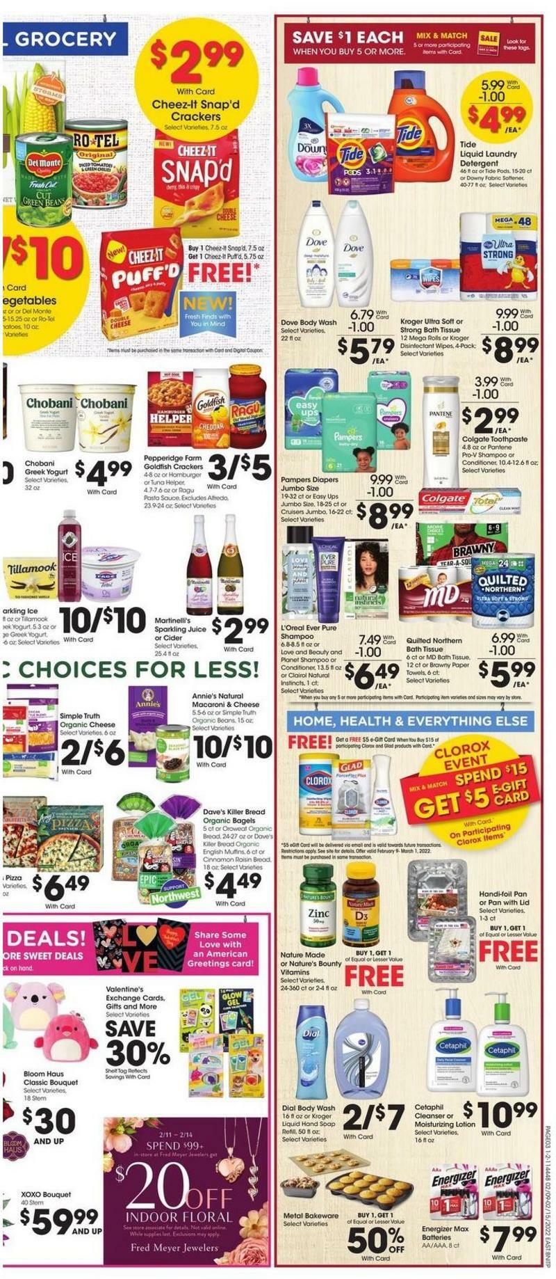 Fred Meyer Weekly Ad from February 9