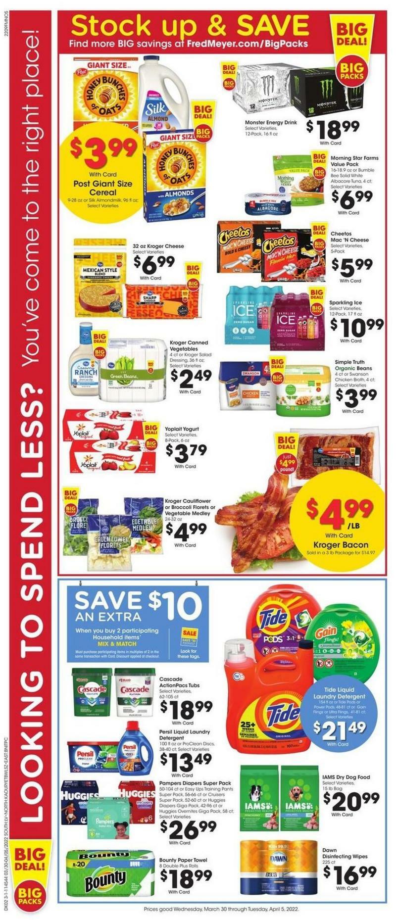 Fred Meyer Weekly Ad from March 30