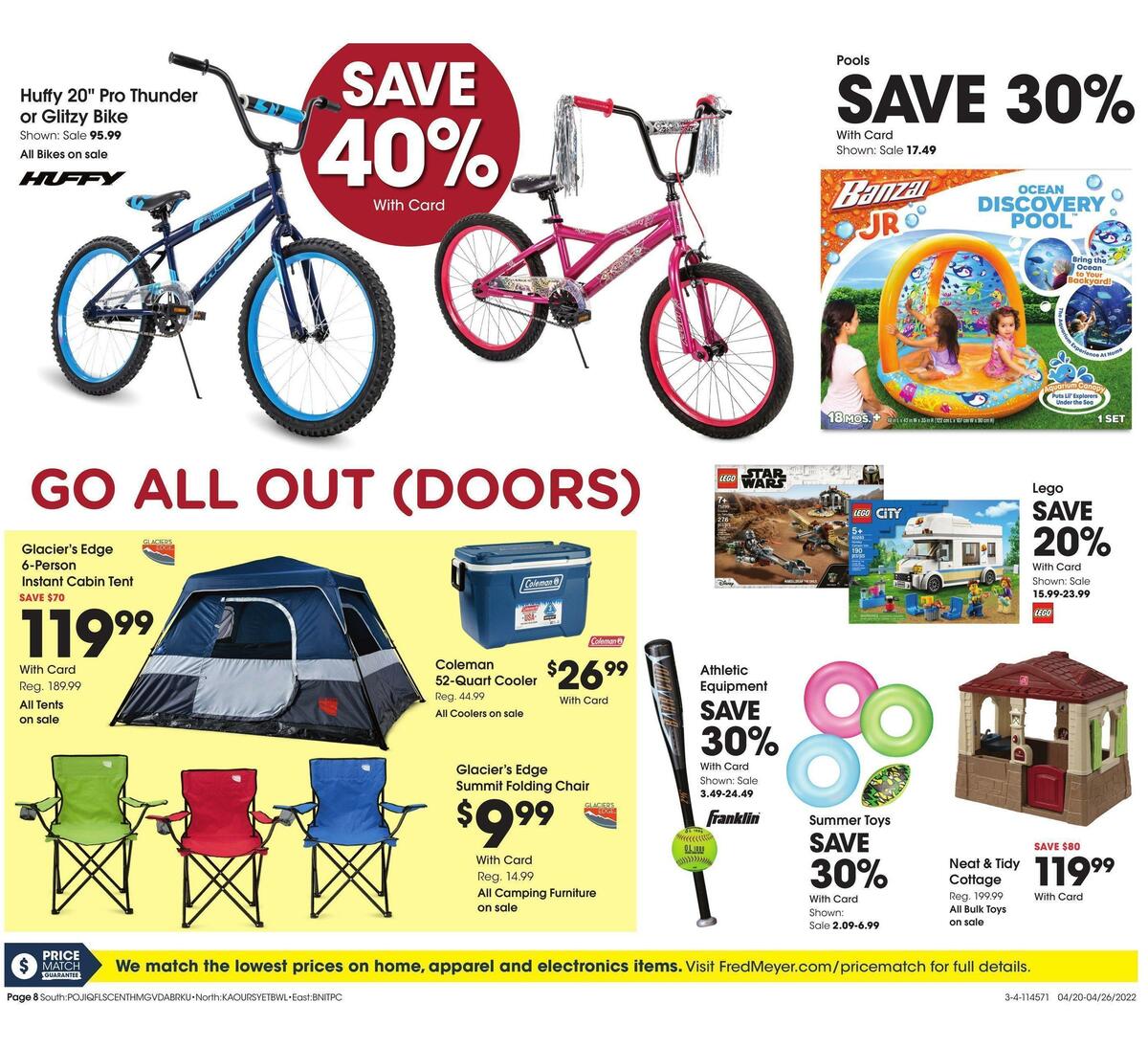 Fred Meyer General Merchandise Weekly Ad from April 20