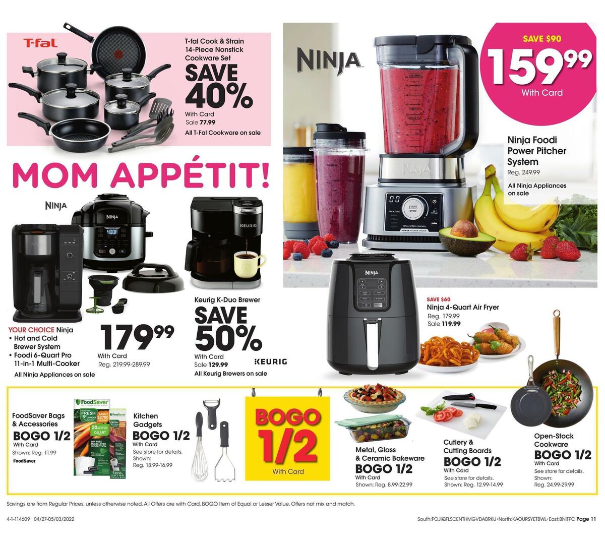 Fred Meyer General Merchandise Weekly Ad from April 27