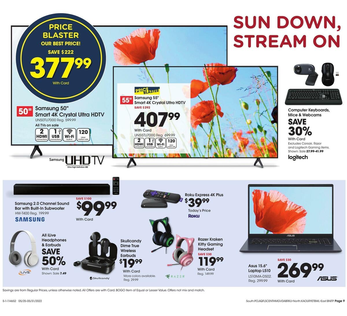 Fred Meyer General Merchandise Weekly Ad from May 25