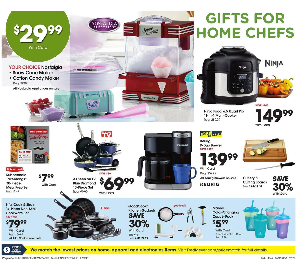 Fred Meyer General Merchandise Weekly Ad from June 15