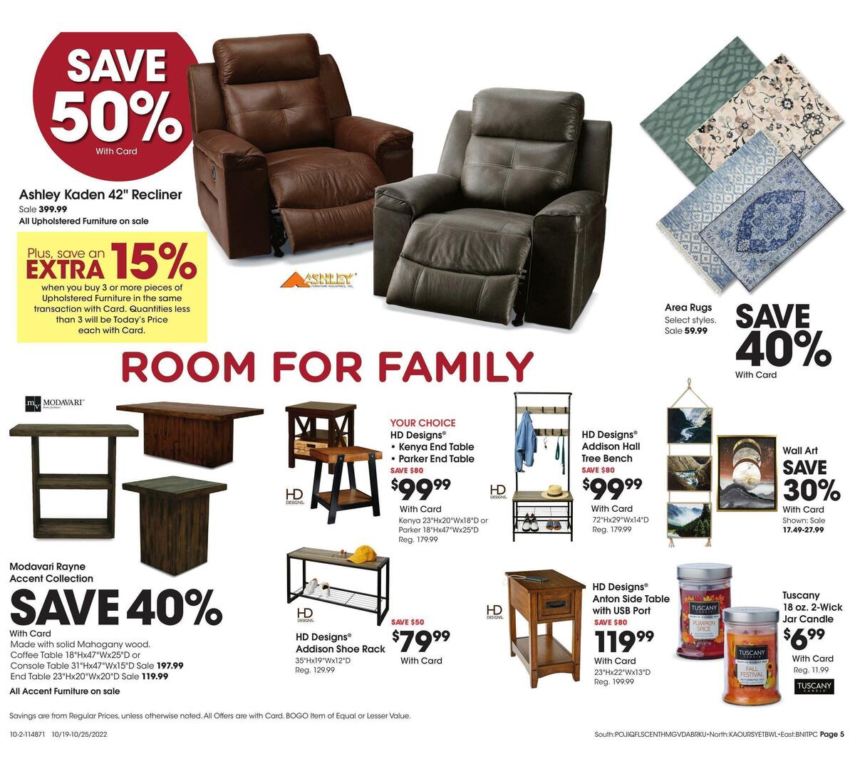 Fred Meyer General Merchandise Weekly Ad from October 19