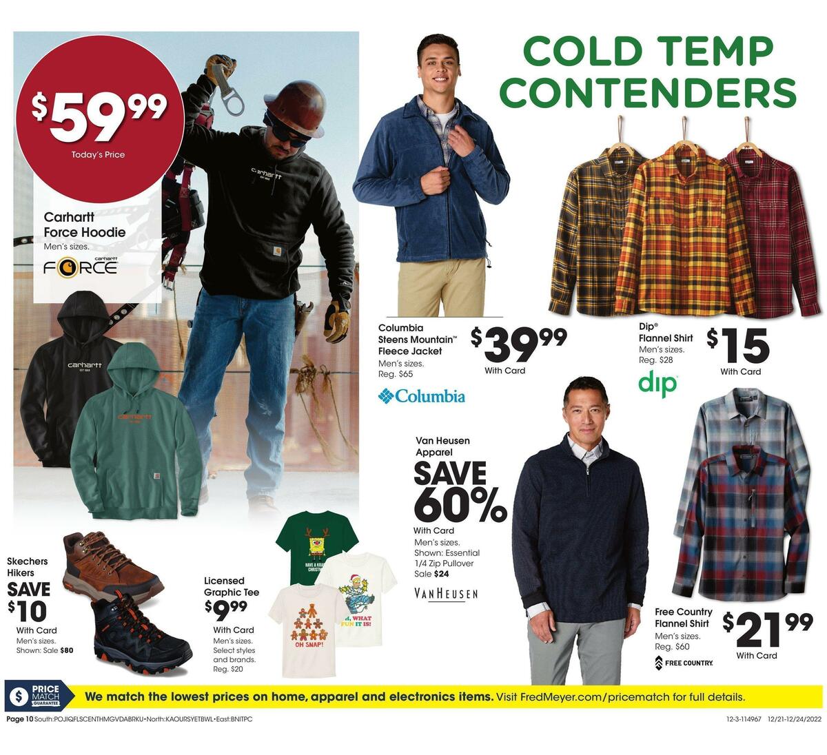 Fred Meyer General Merchandise Weekly Ad from December 21