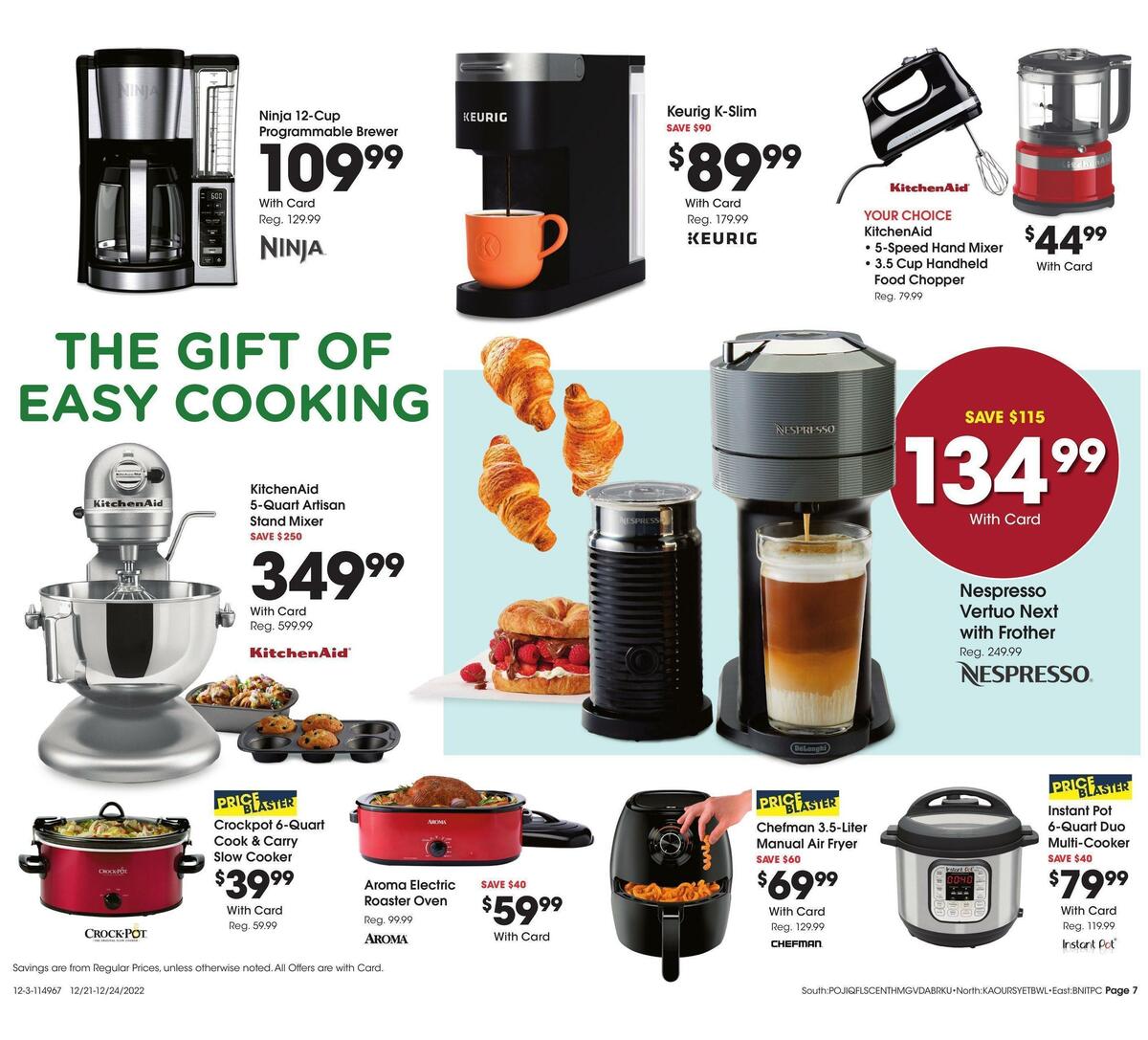 Fred Meyer General Merchandise Weekly Ad from December 21