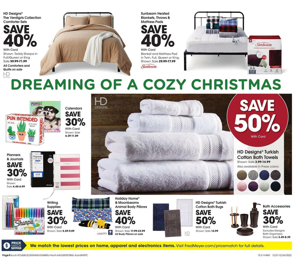 Fred Meyer General Merchandise Weekly Ad from December 21