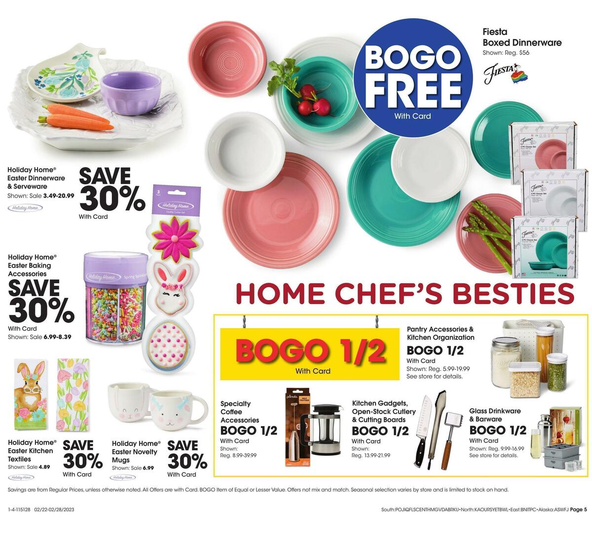 Fred Meyer General Merchandise Weekly Ad from February 22