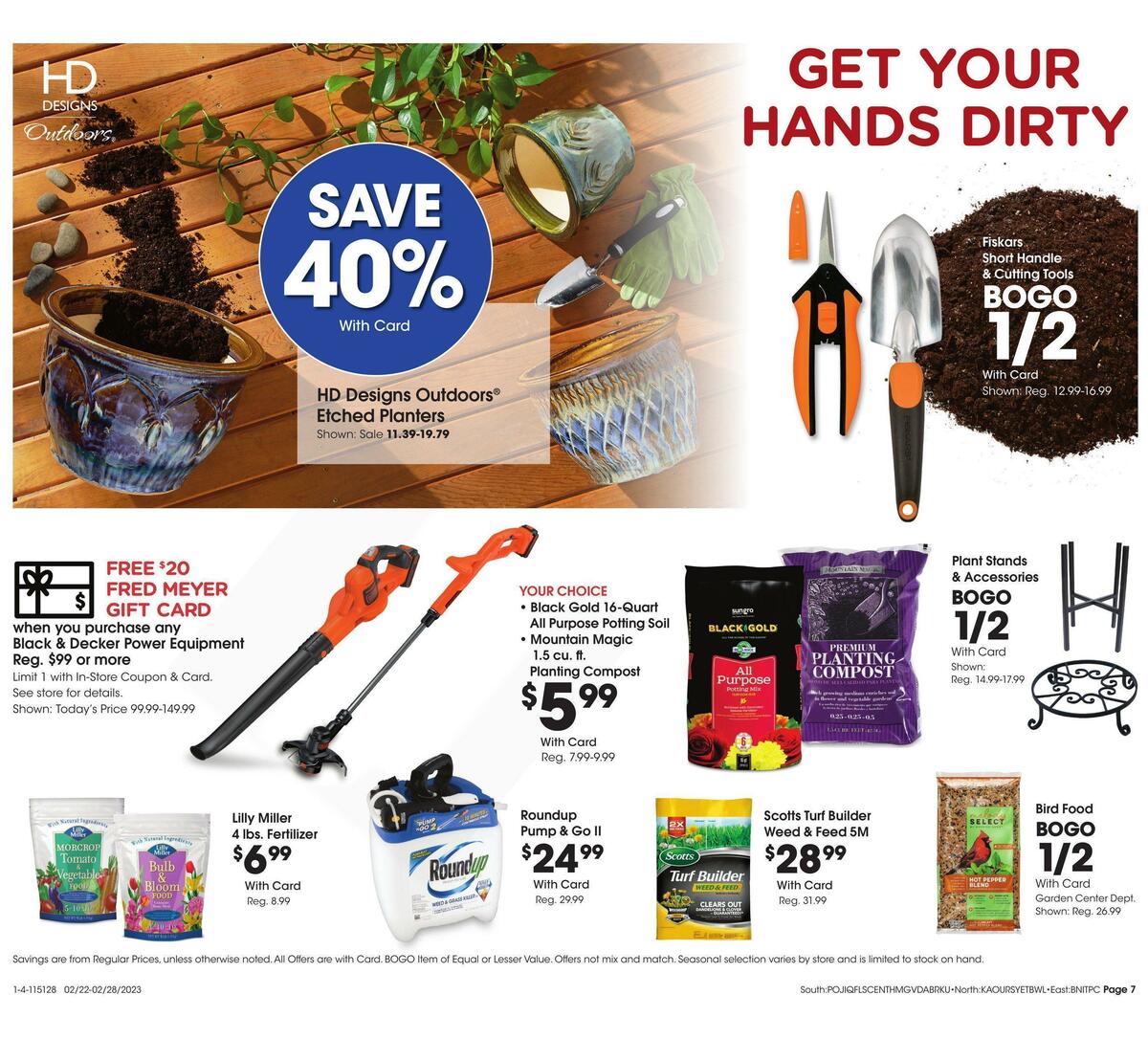 Fred Meyer General Merchandise Weekly Ad from February 22