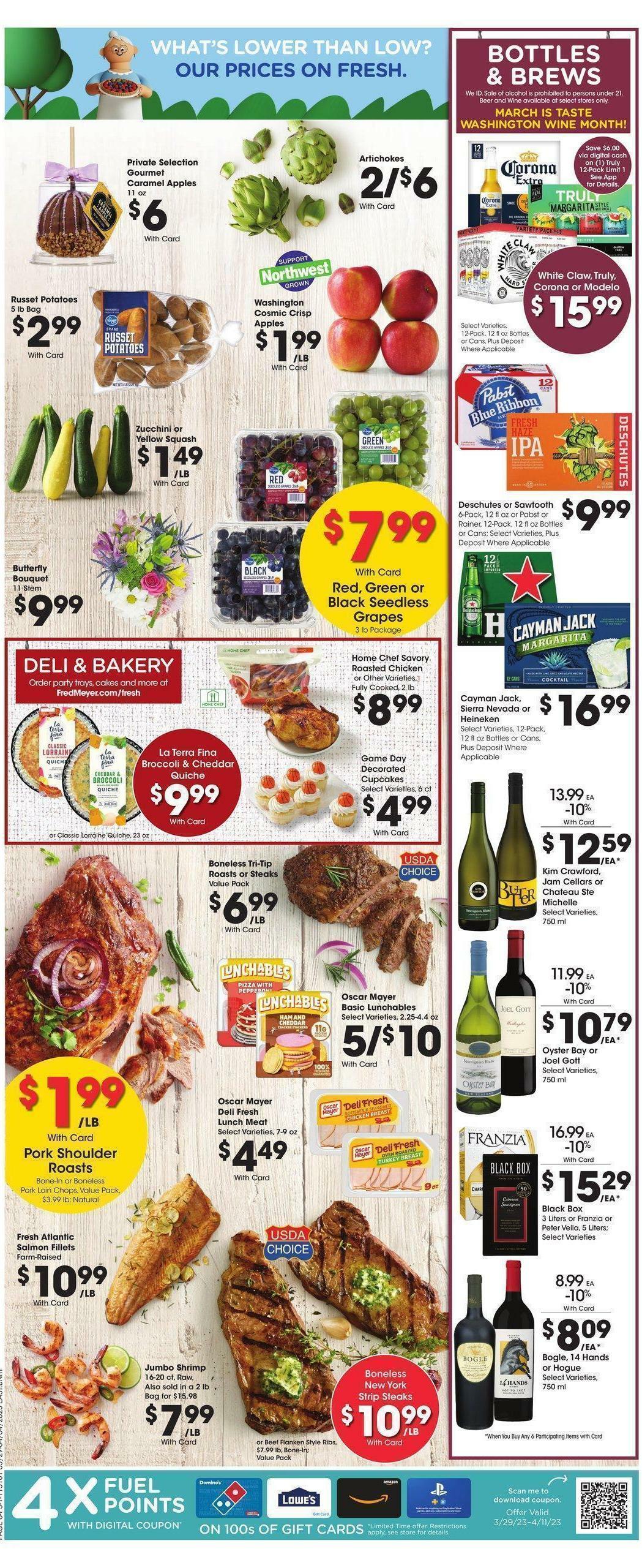 Fred Meyer Weekly Ad from March 29