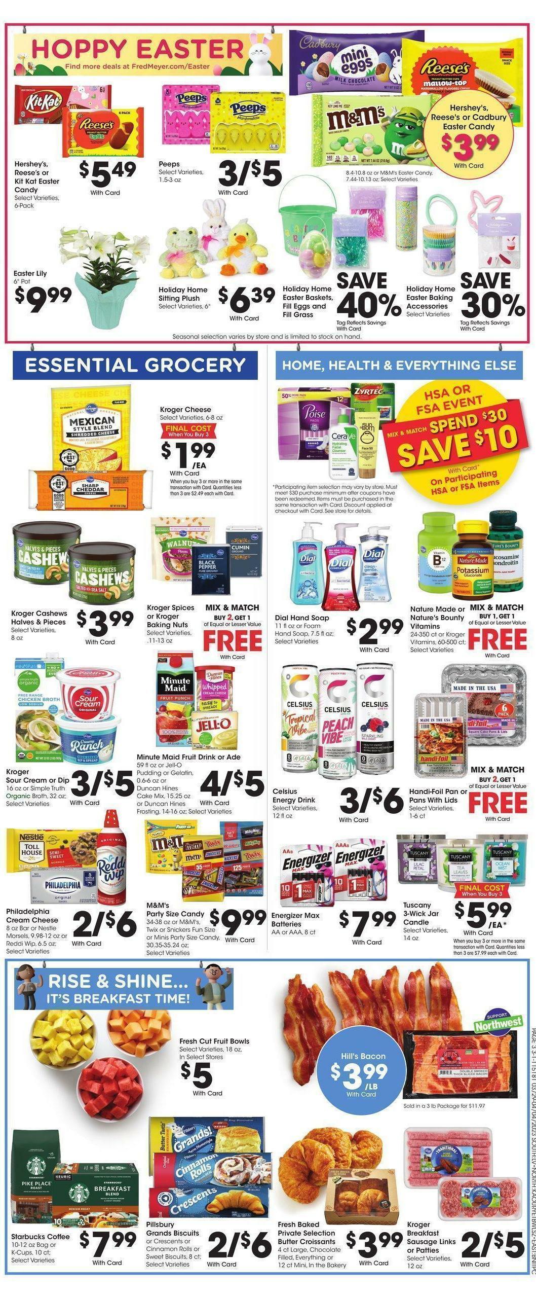 Fred Meyer Weekly Ad from March 29