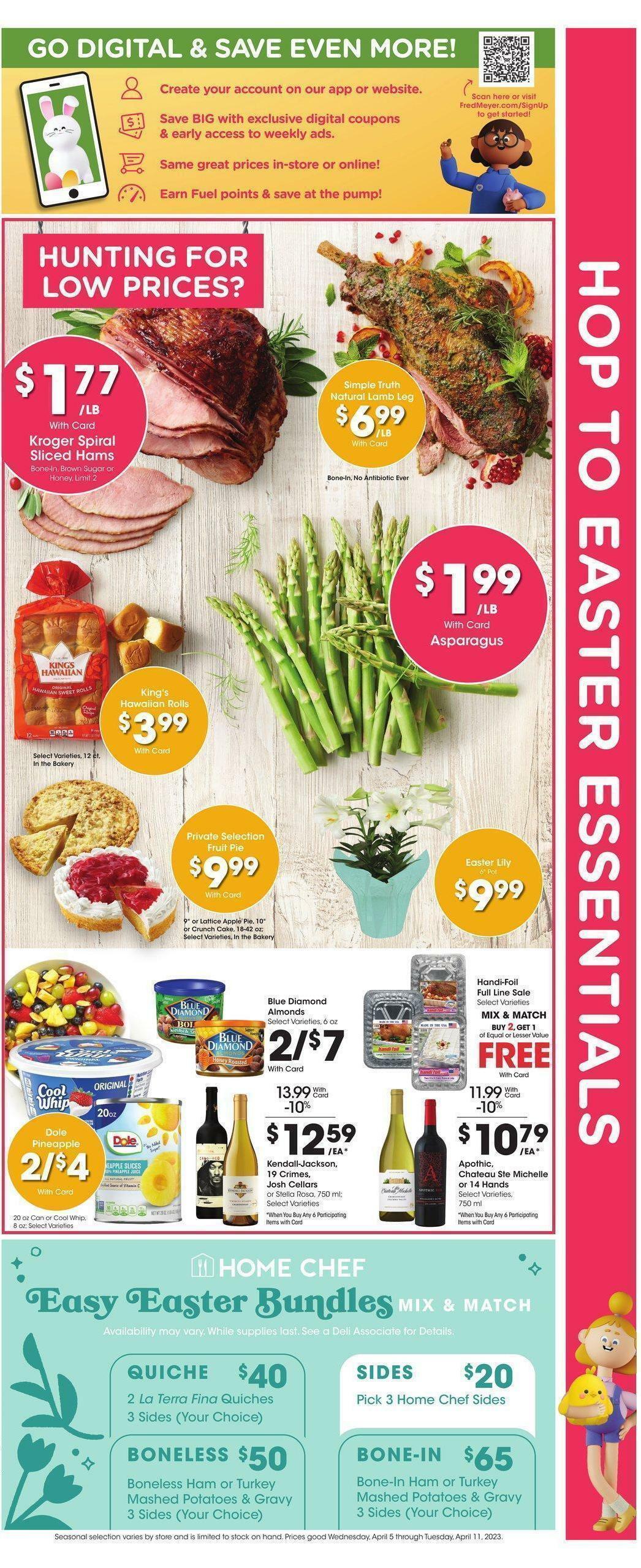 Fred Meyer Weekly Ad from April 5