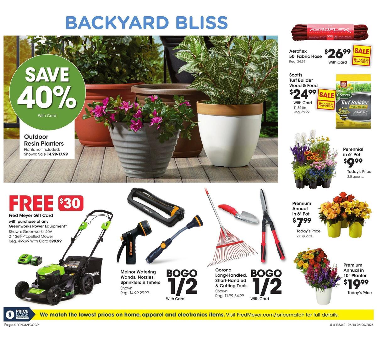 Fred Meyer General Merchandise Weekly Ad from June 14