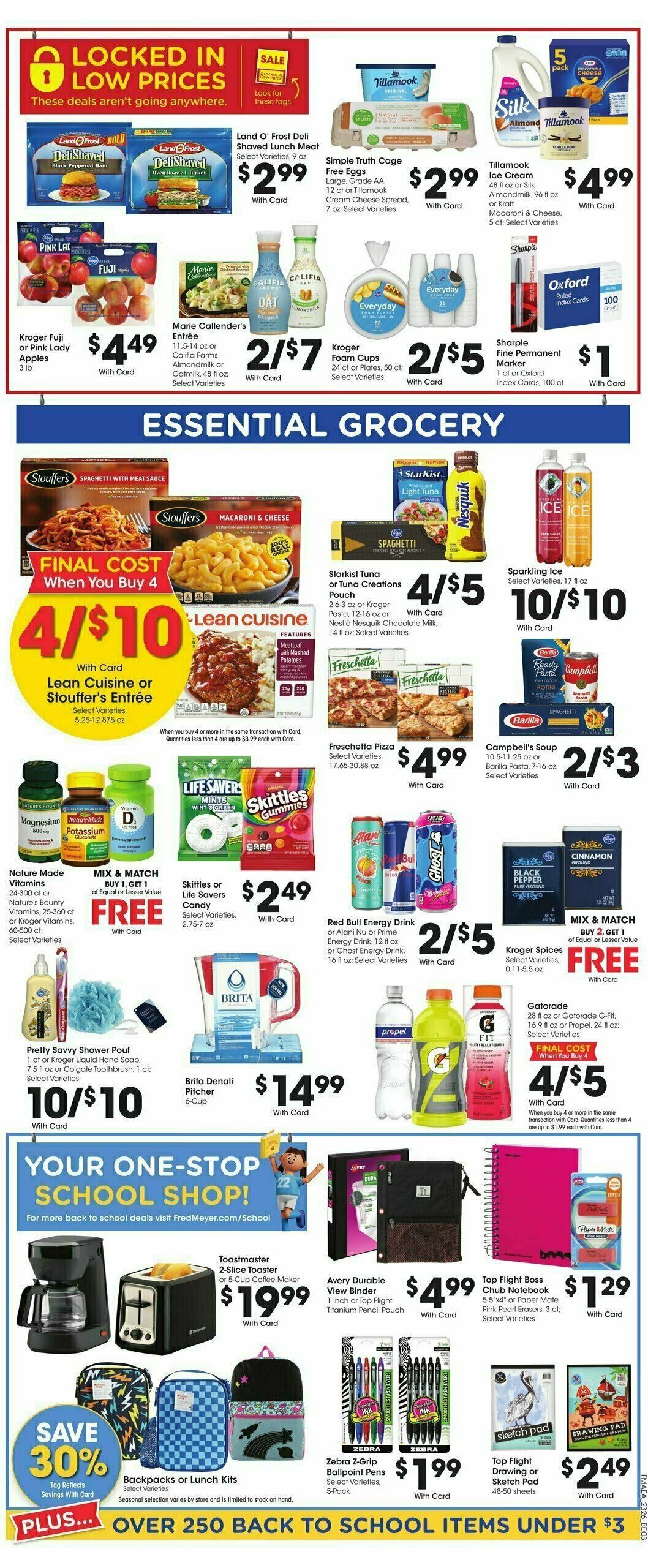 Fred Meyer Weekly Ad from July 26