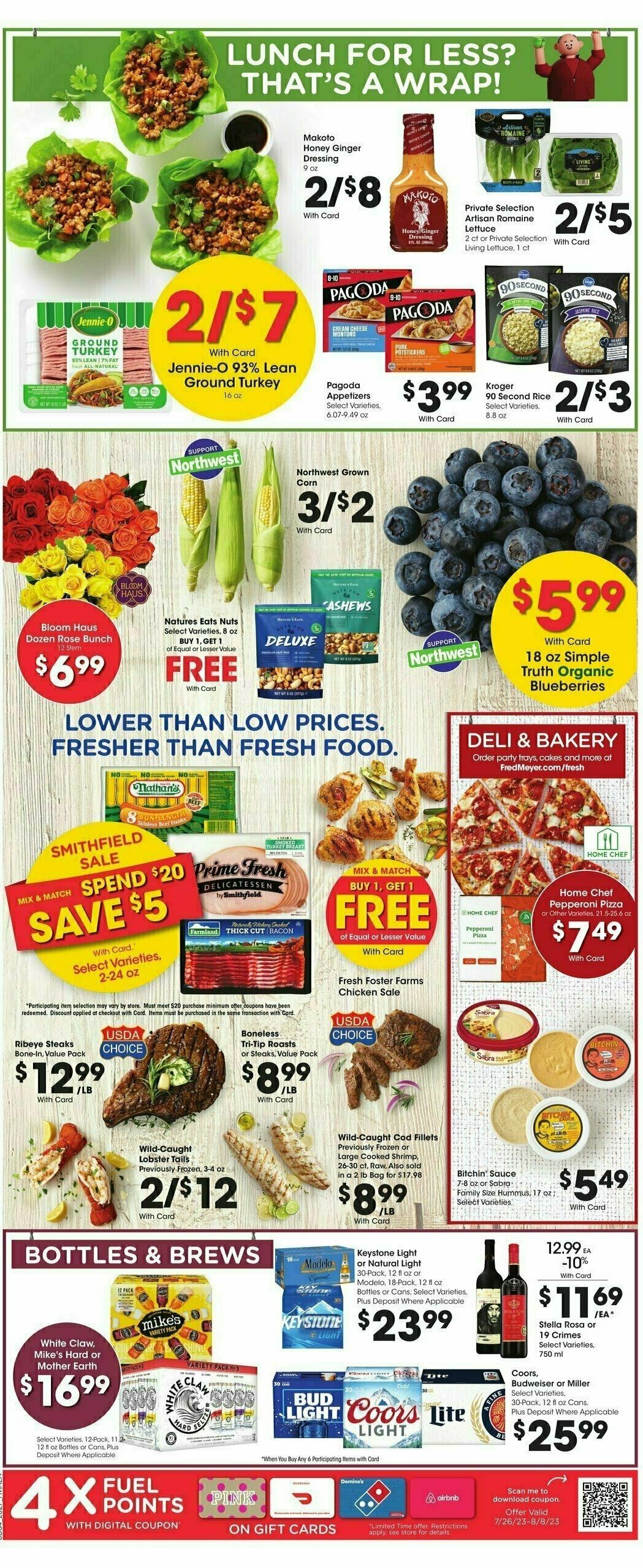 Fred Meyer Weekly Ad from August 2