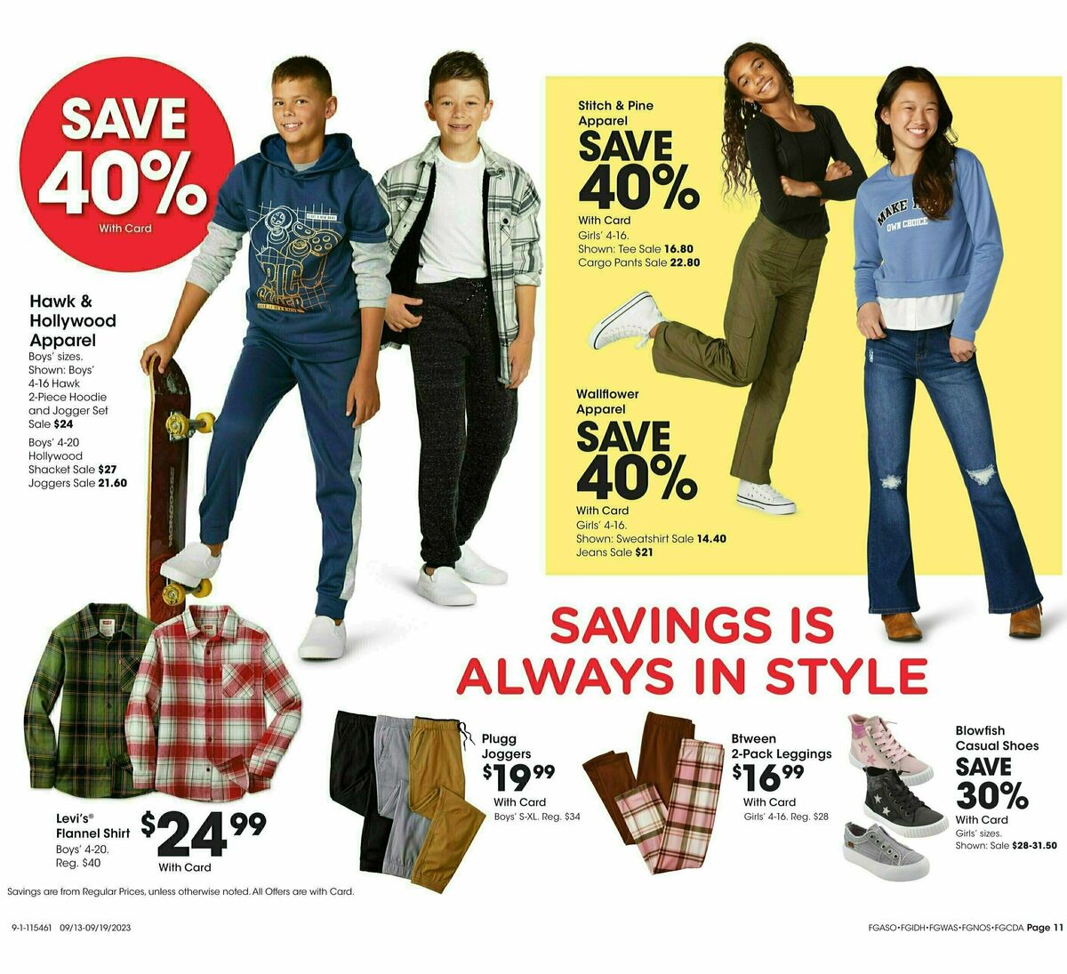 Fred Meyer Weekly Ad from September 13