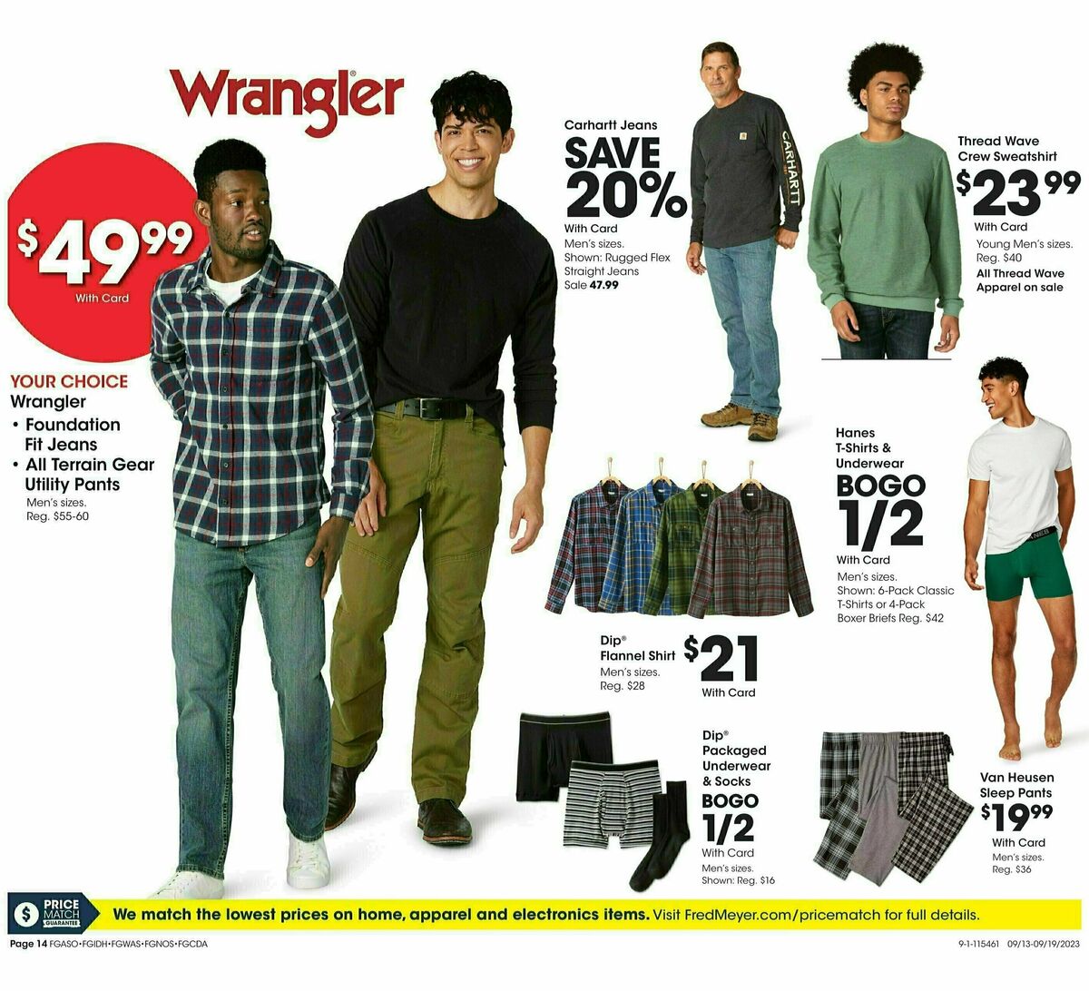 Fred Meyer Weekly Ad from September 13