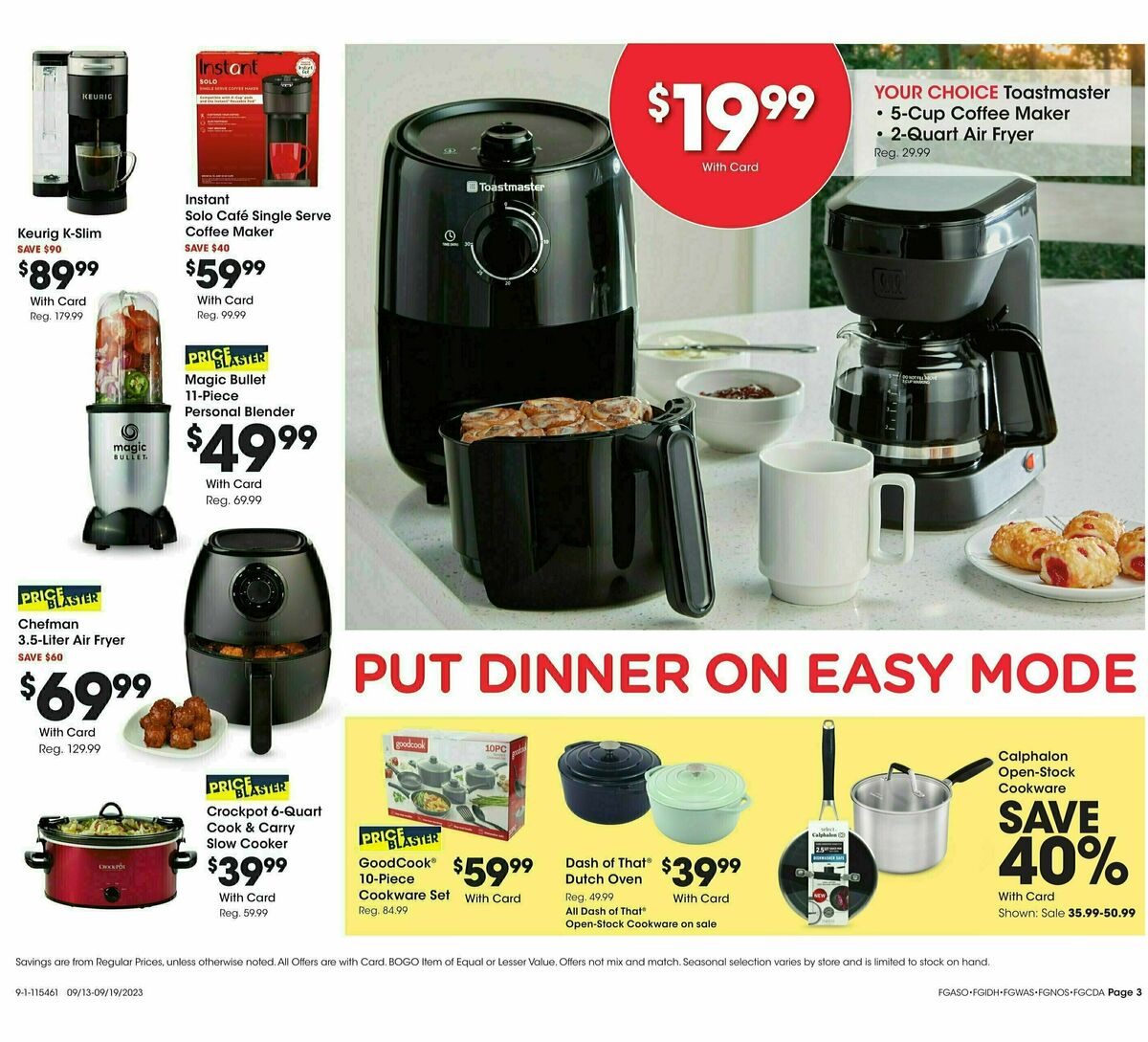 Fred Meyer Weekly Ad from September 13