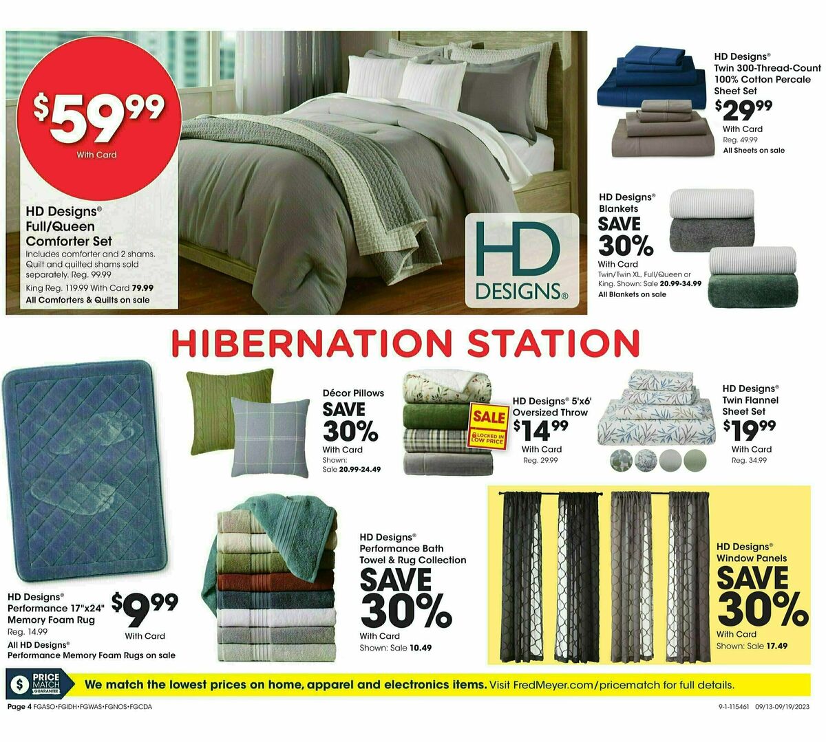 Fred Meyer Weekly Ad from September 13