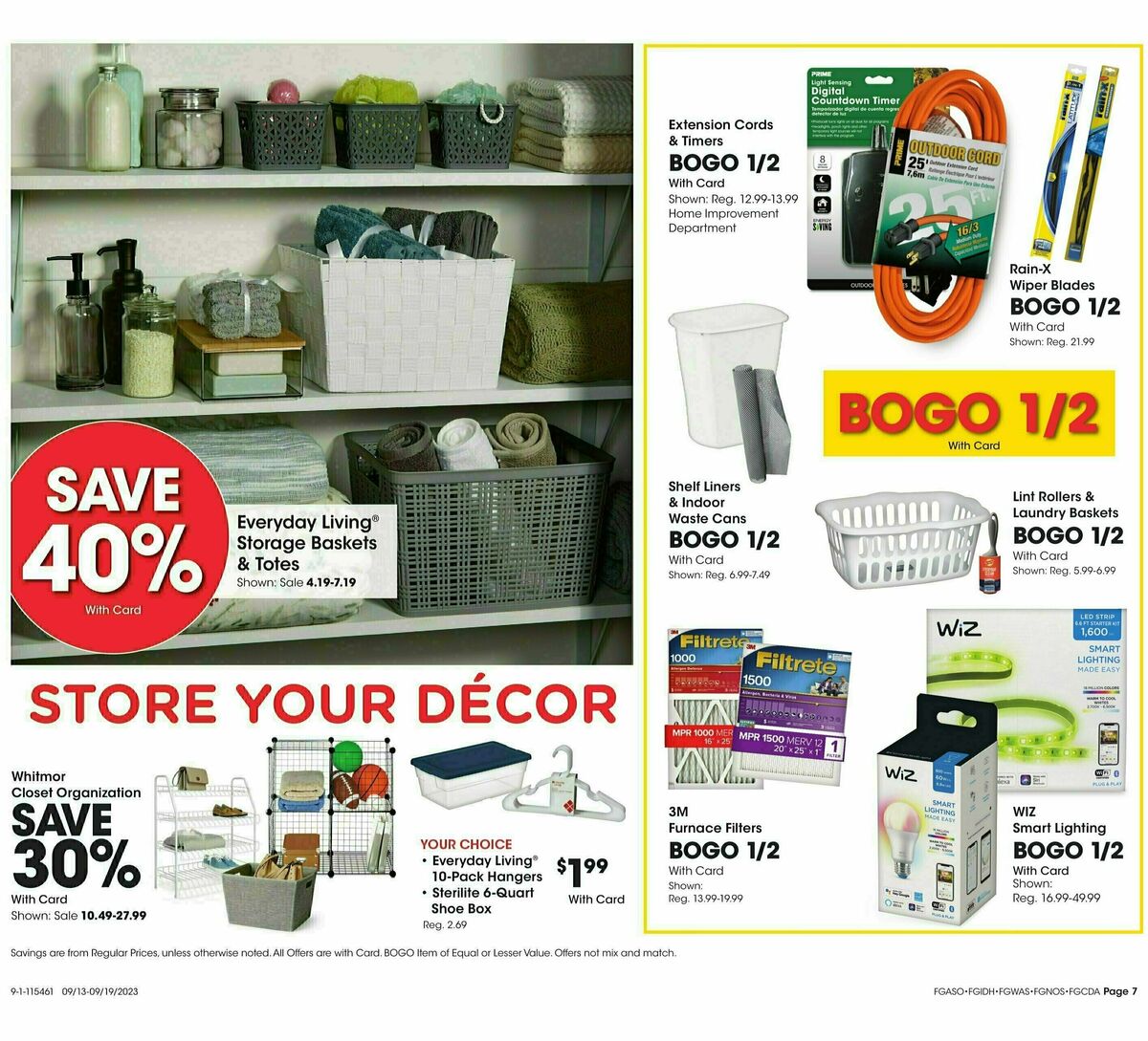 Fred Meyer Weekly Ad from September 13