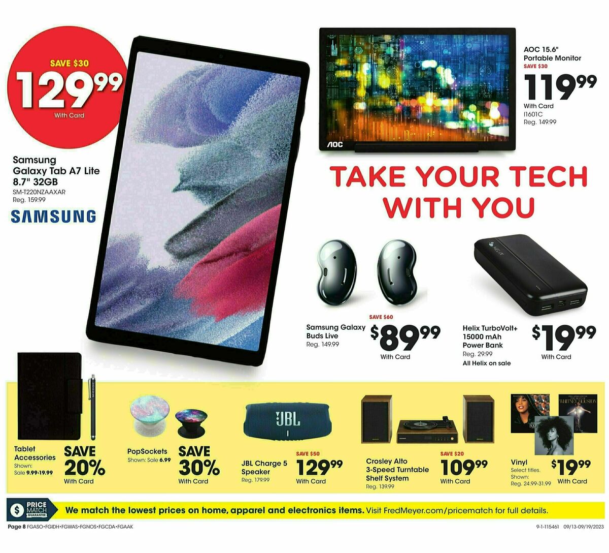 Fred Meyer Weekly Ad from September 13