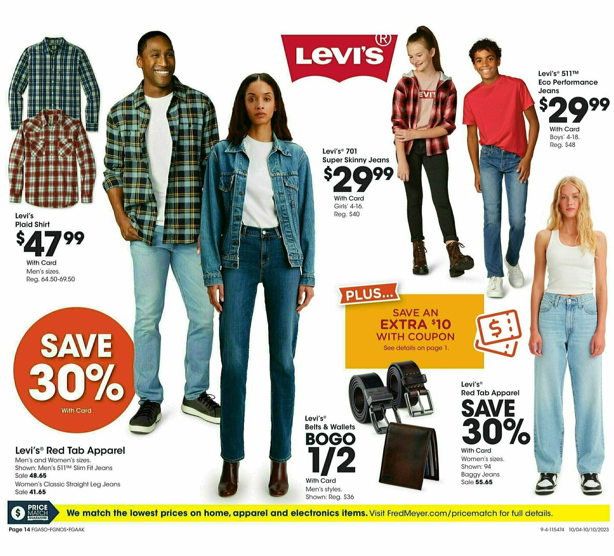 Fred Meyer General Merchandise Weekly Ad from October 4