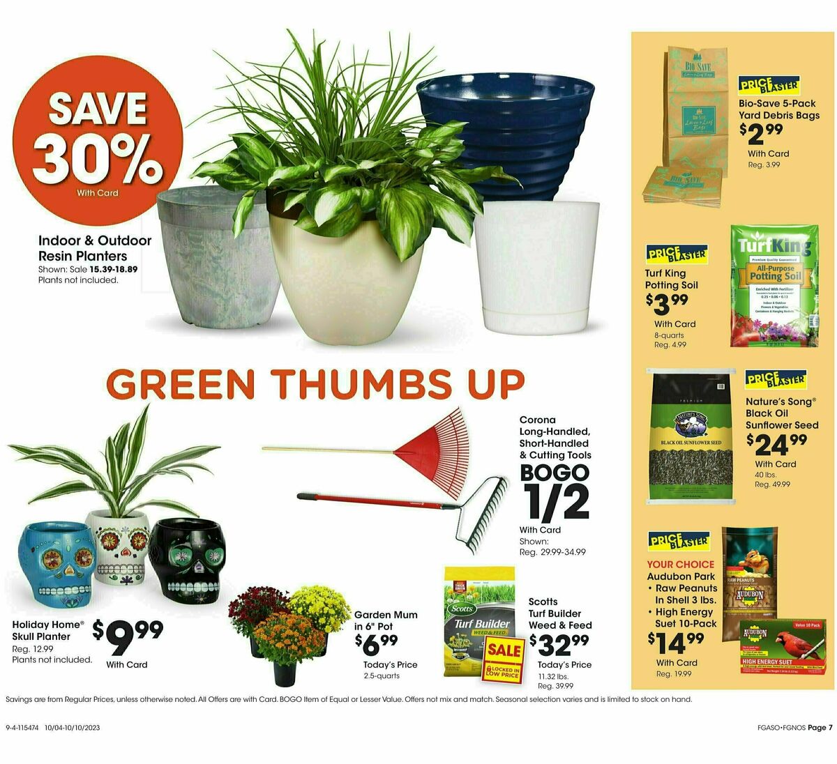 Fred Meyer General Merchandise Weekly Ad from October 4