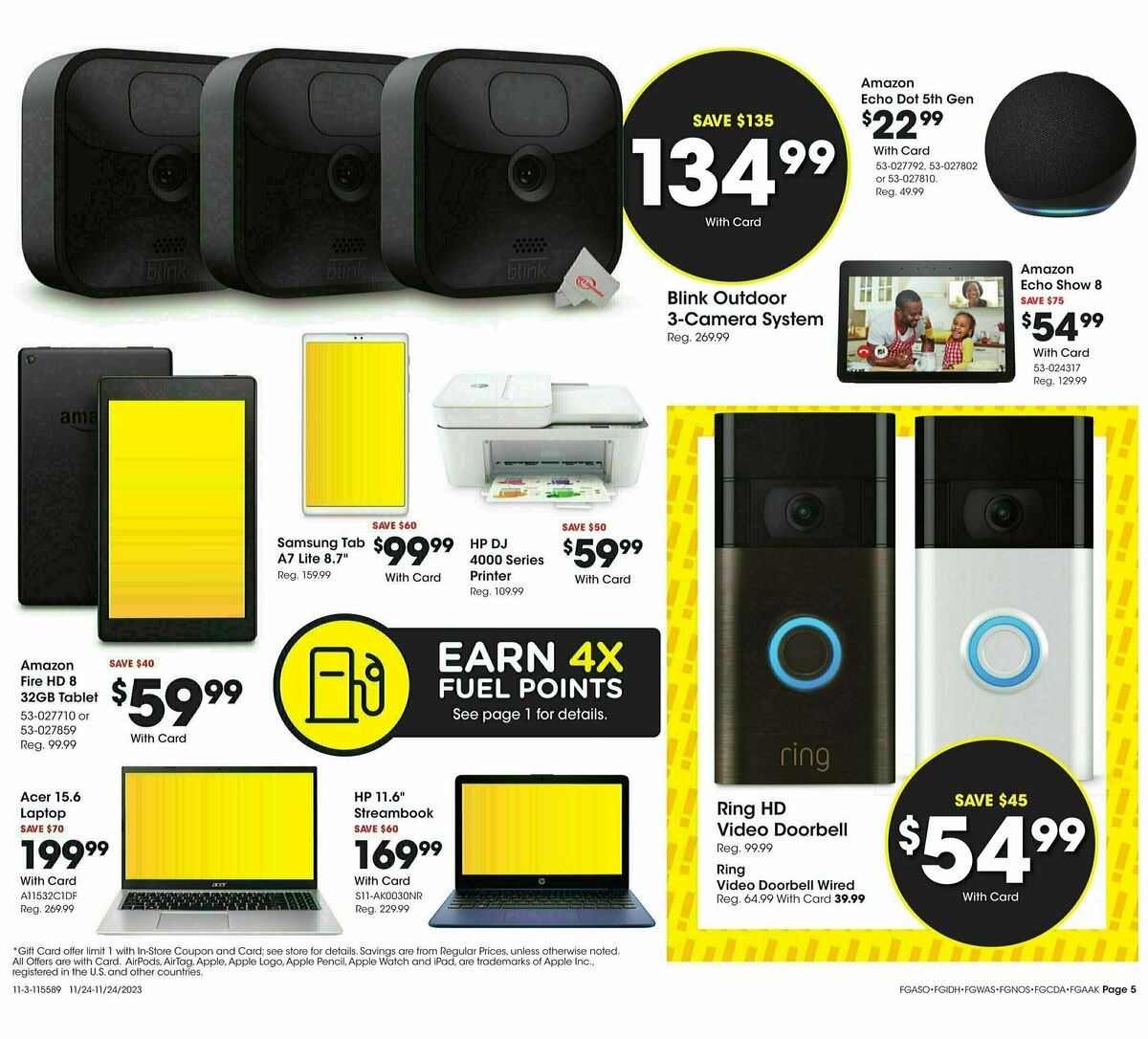 Fred Meyer Preview Black Friday Weekly Ad from November 24