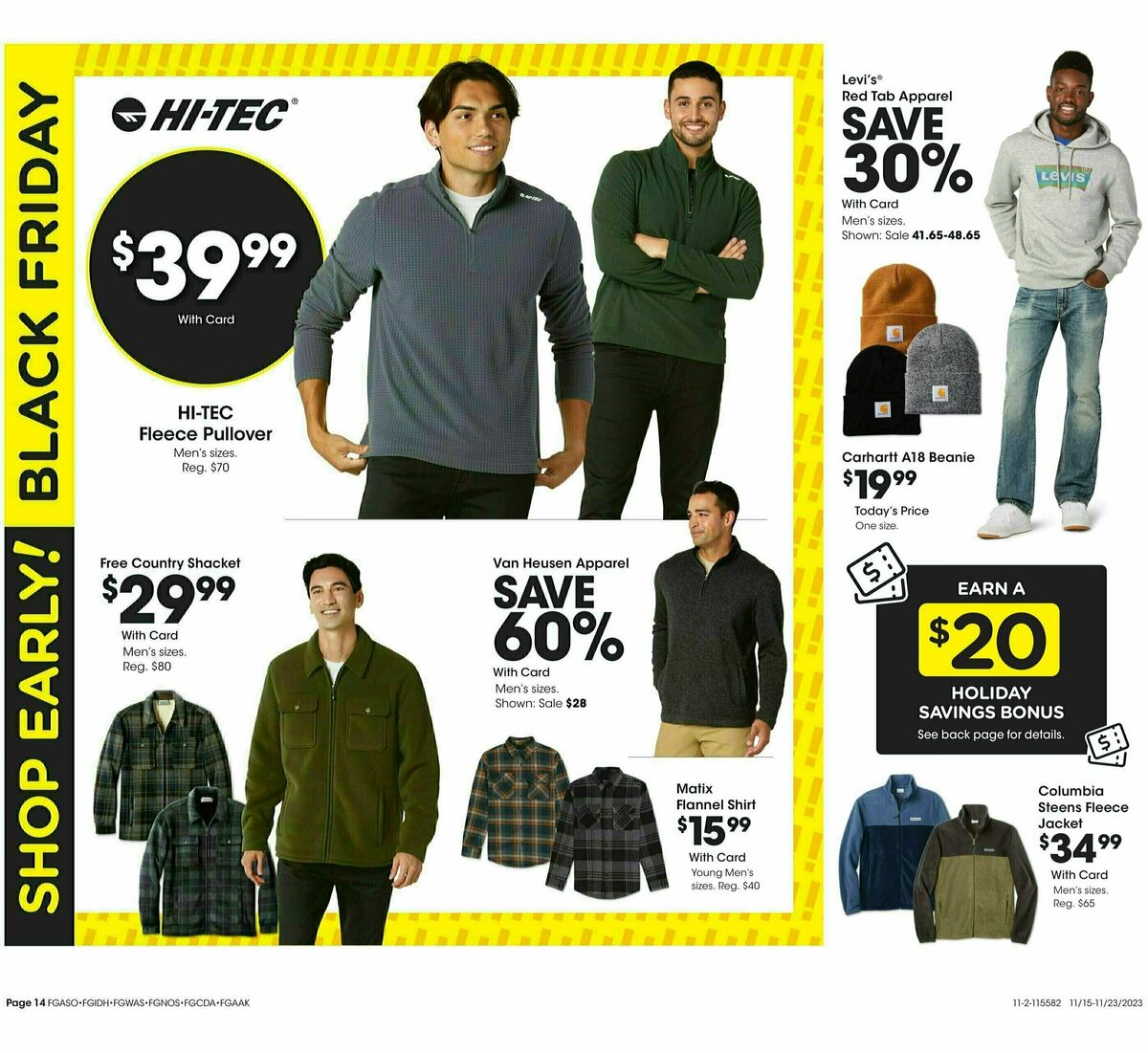 Fred Meyer Black Friday Weekly Ad from November 15