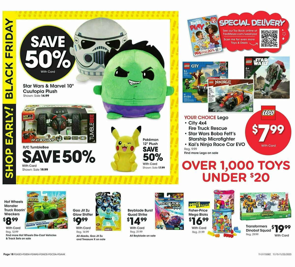 Fred Meyer Black Friday Weekly Ad from November 15