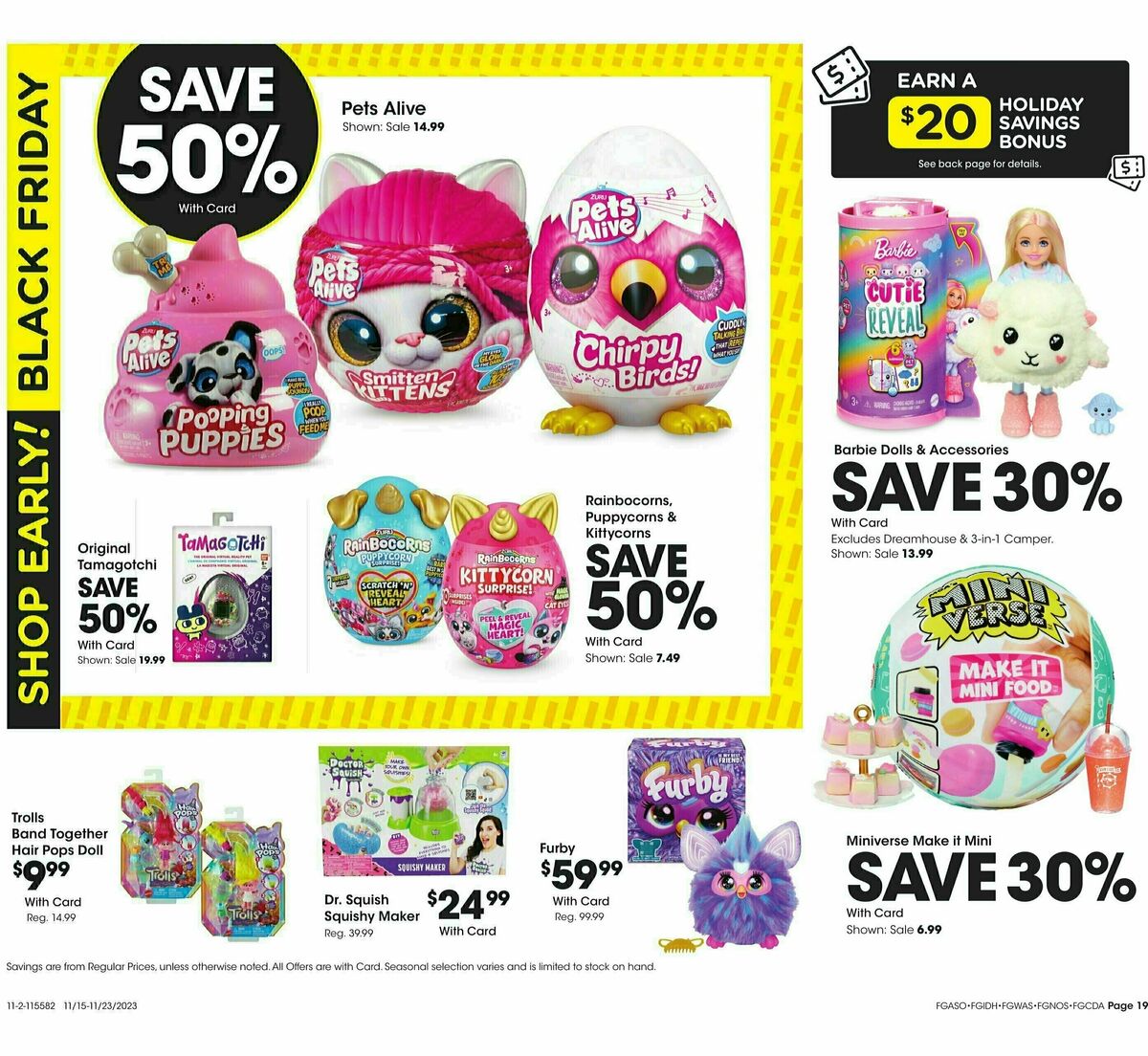 Fred Meyer Black Friday Weekly Ad from November 15