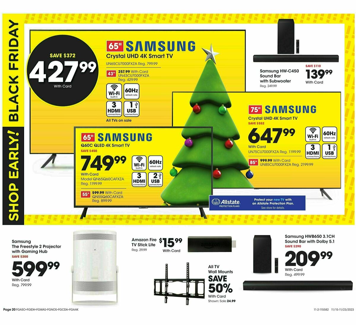 Fred Meyer Black Friday Weekly Ad from November 15