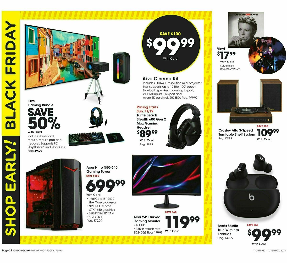 Fred Meyer Black Friday Weekly Ad from November 15