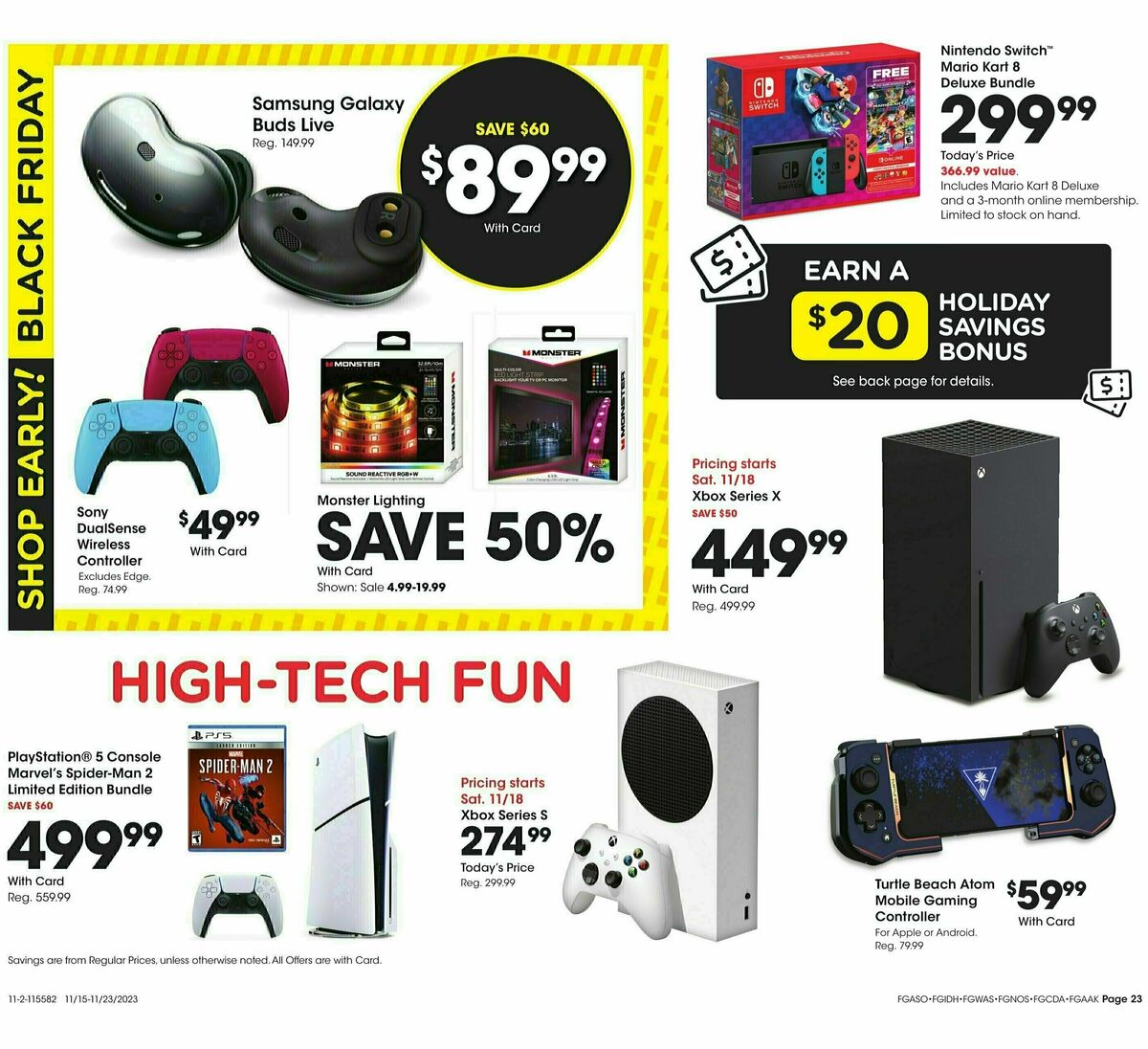 Fred Meyer Black Friday Weekly Ad from November 15