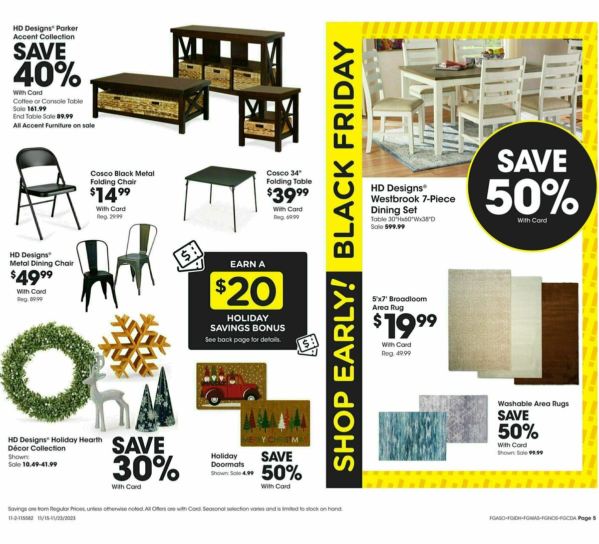 Fred Meyer Black Friday Weekly Ad from November 15