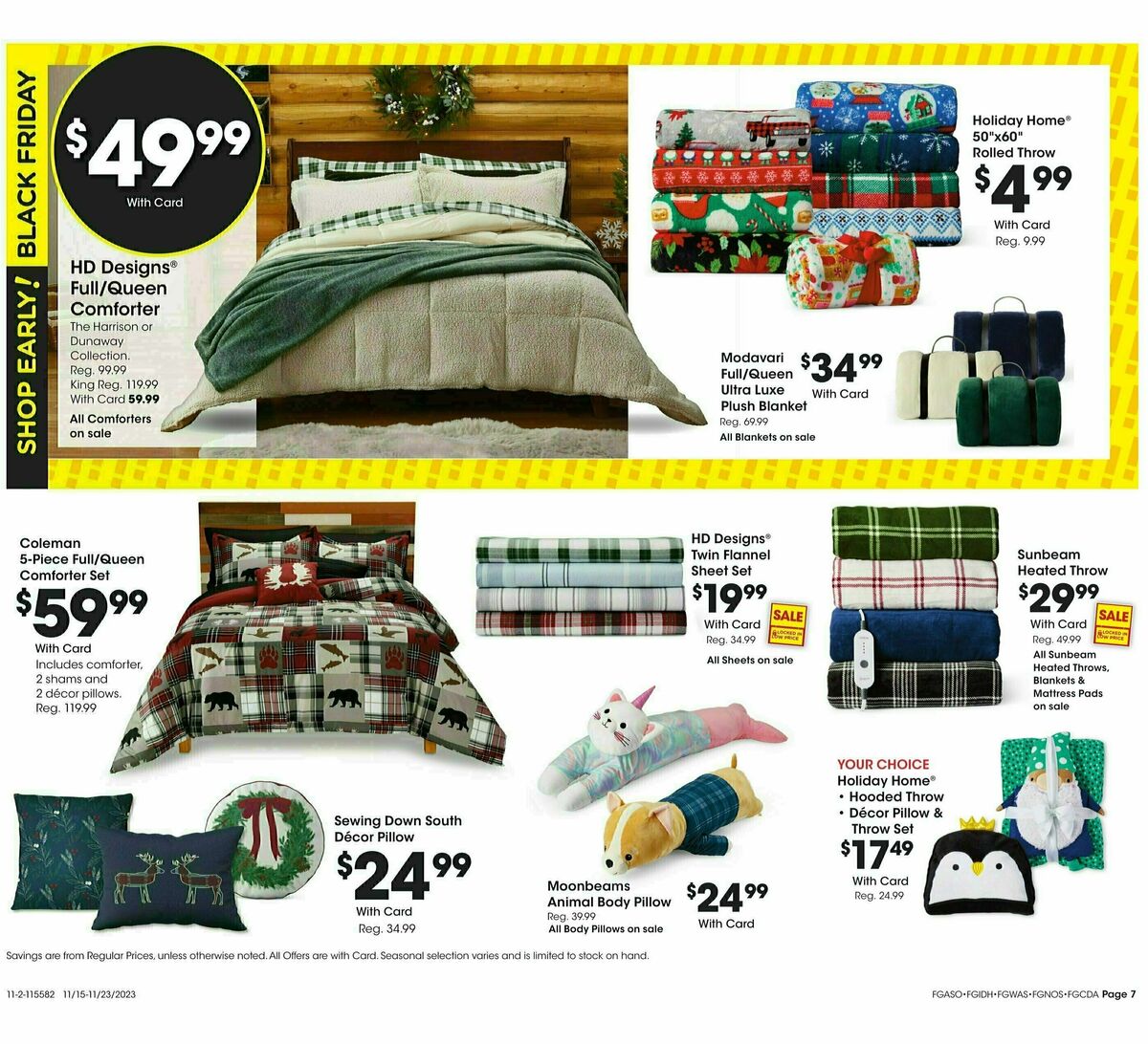 Fred Meyer Black Friday Weekly Ad from November 15