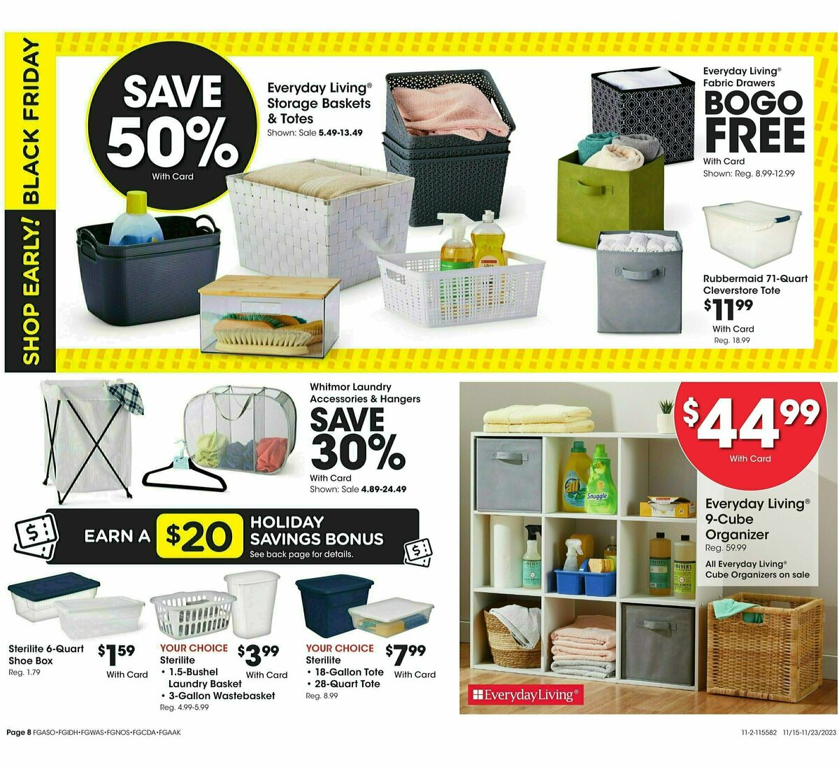 Fred Meyer Black Friday Weekly Ad from November 15