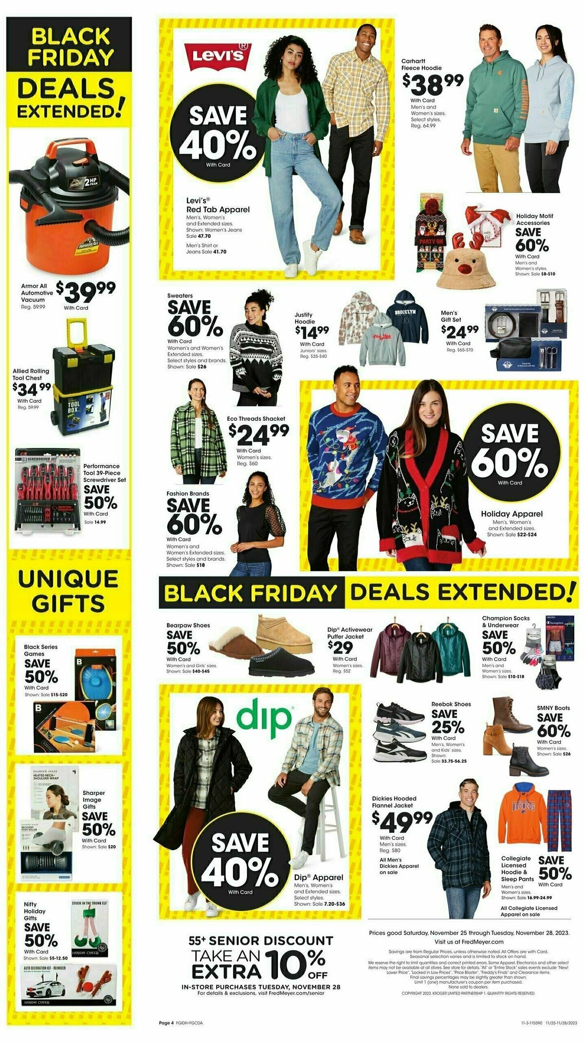 Fred Meyer Black Friday Weekly Ad from November 25