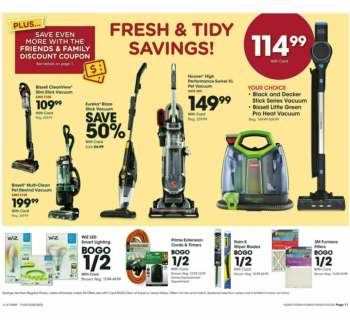 Fred Meyer General Merchandise Weekly Ad from November 29