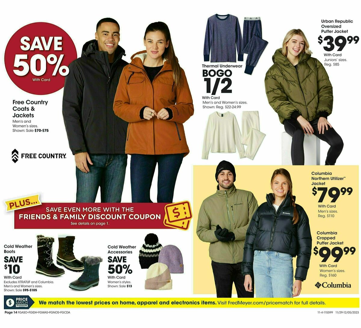 Fred Meyer General Merchandise Weekly Ad from November 29