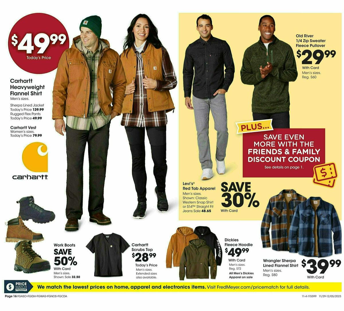 Fred Meyer General Merchandise Weekly Ad from November 29