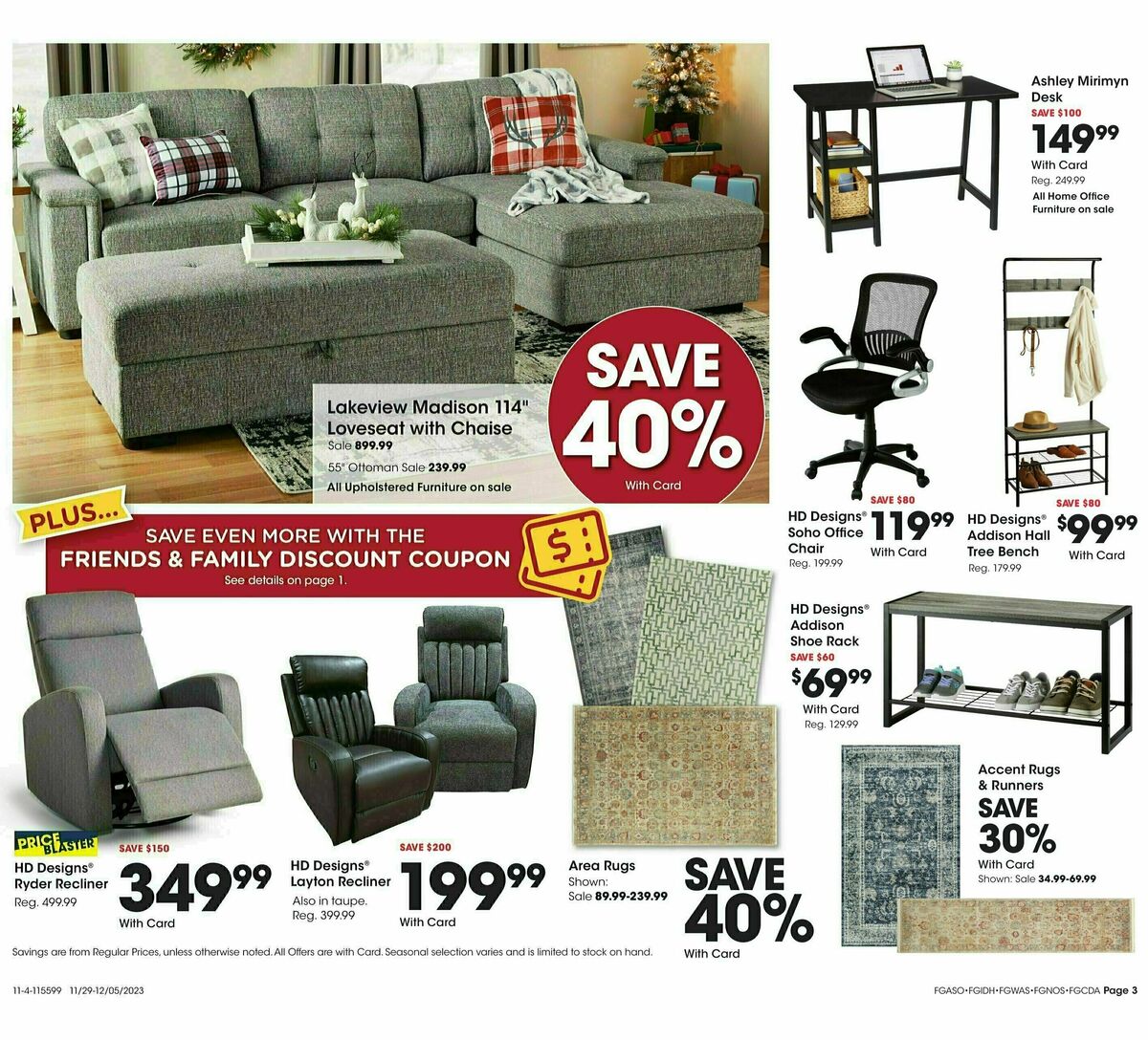 Fred Meyer General Merchandise Weekly Ad from November 29