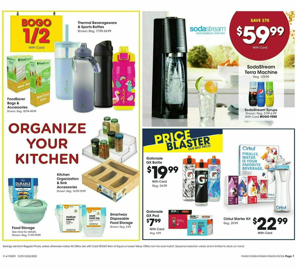 Fred Meyer General Merchandise Weekly Ad from November 29