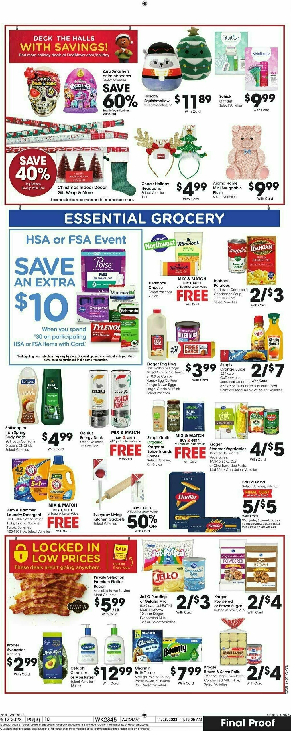 Fred Meyer Weekly Ad from December 6