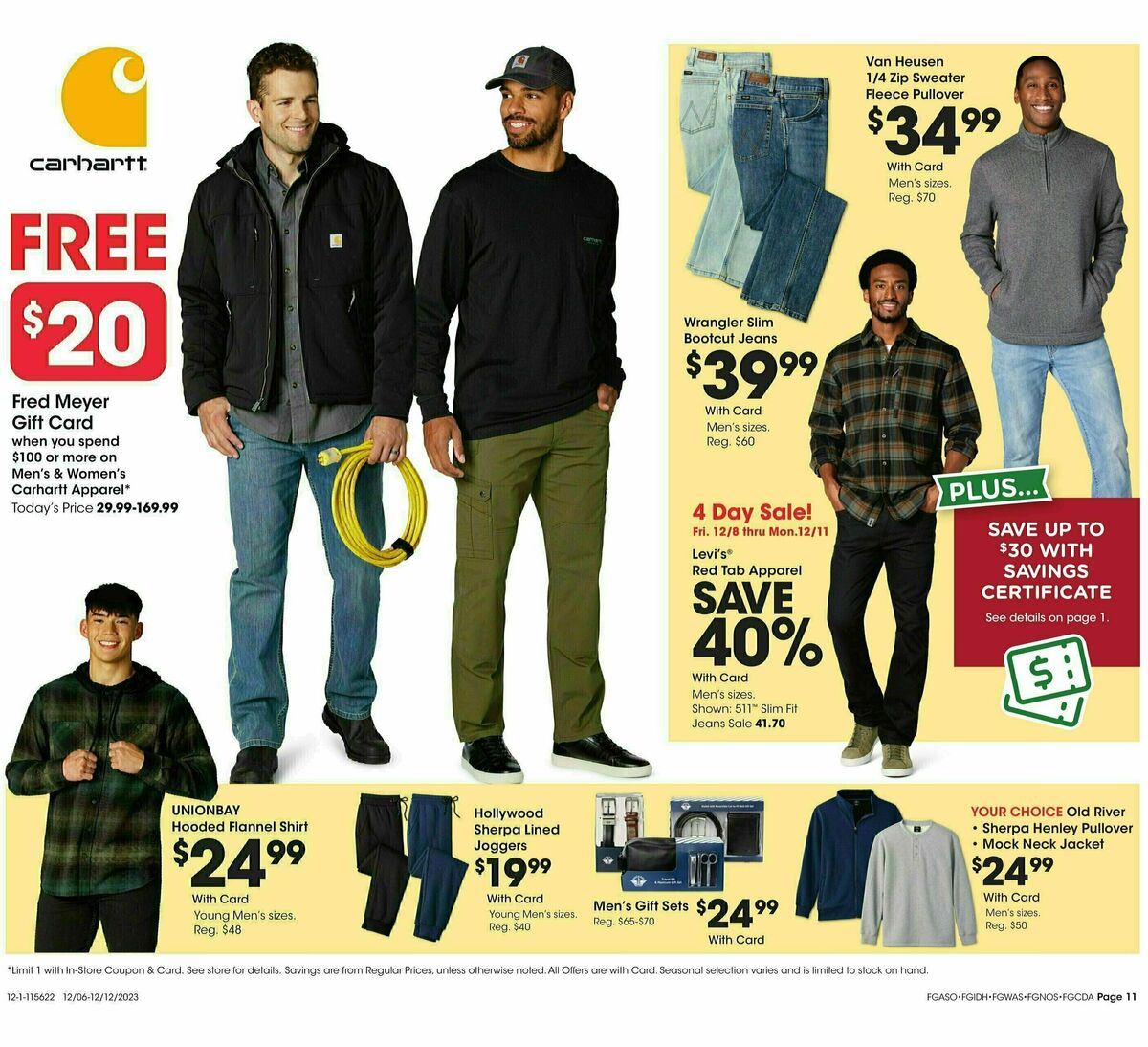 Fred Meyer General Merchandise Weekly Ad from December 6