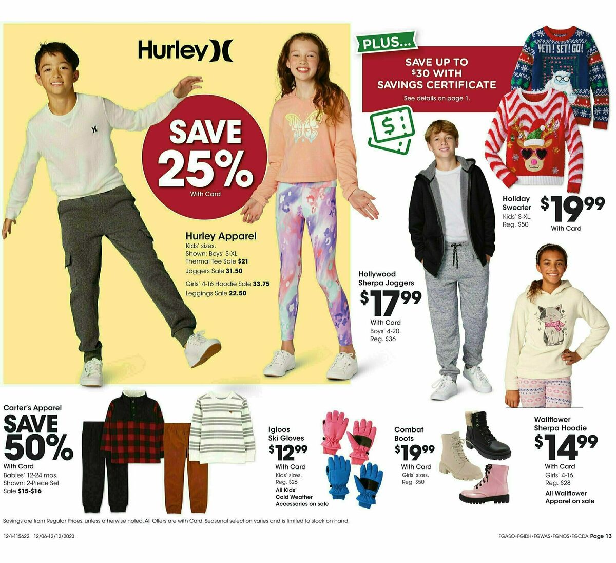 Fred Meyer General Merchandise Weekly Ad from December 6